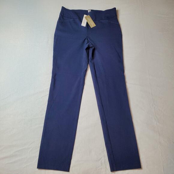 Chico's Women's Size 0 (US-4) NWT Perfect Stretch Josie Pant Navy Blue - Picture 4 of 9